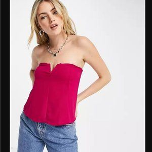 Free People Toss It On Strapless Tube Top XS